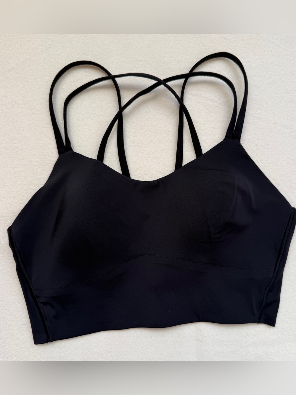 LULULEMON Like a Cloud Bra Long Line B/C cup Black size 4